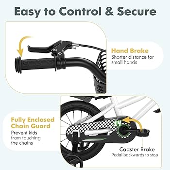 WWW_ARM what we want ❷ COSTWAY Kids Bike, 14 Inch Toddler Bike for Boys & Girls